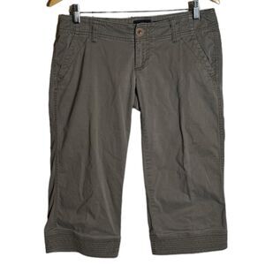 The Limited Sexy Drew Fit Brown Capris size 4